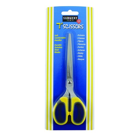 Sargent Art Adult Soft Handle Pointed Scissors, 7in, PK6 22-0911